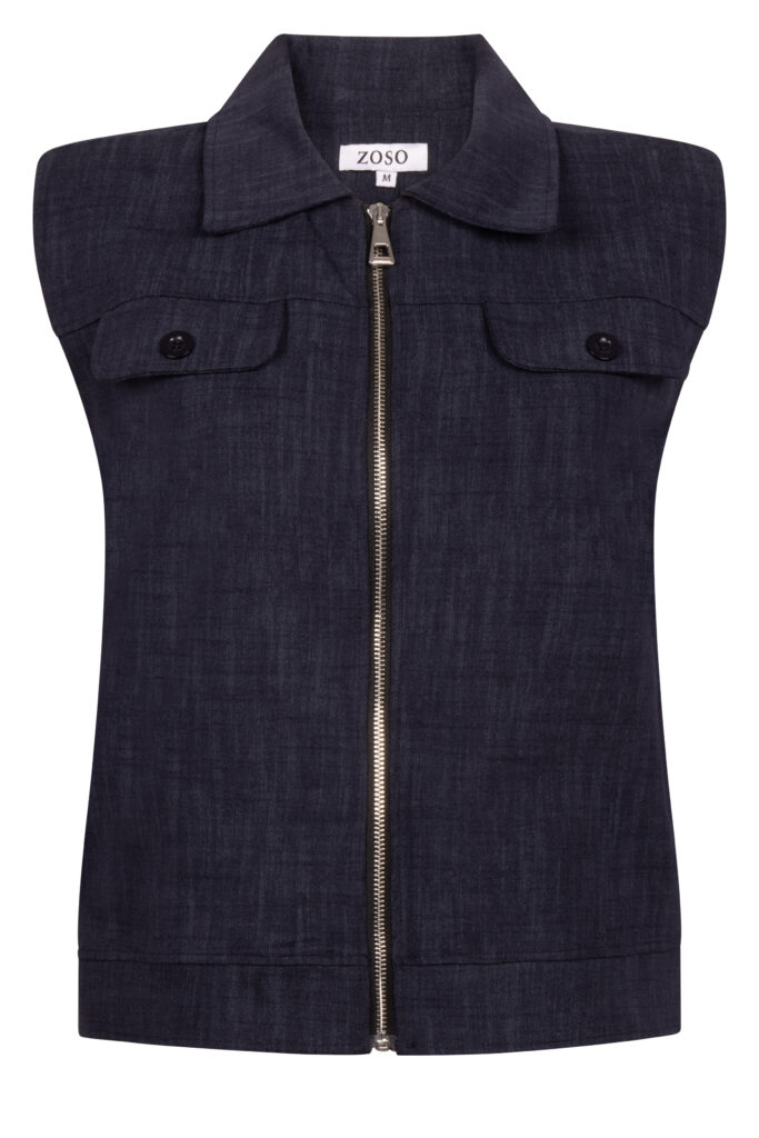 Sporty Jacket Veronique Zoso Navy