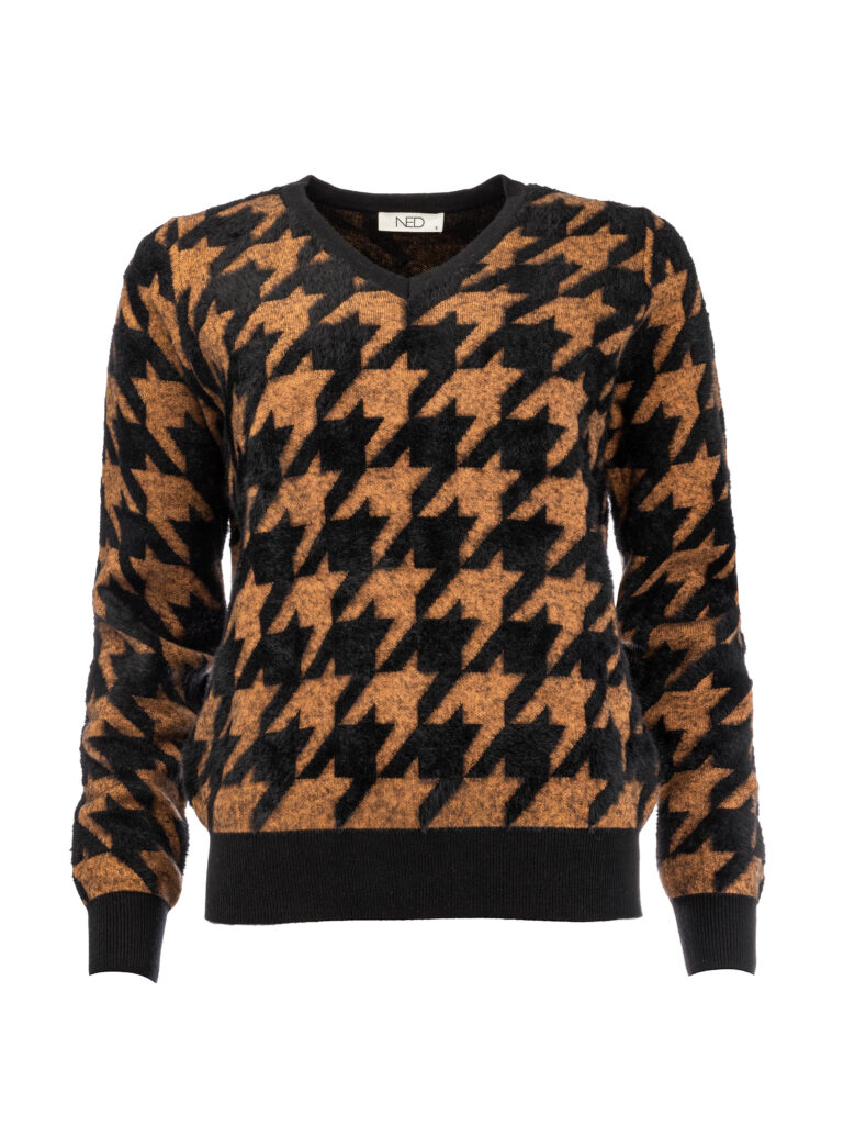Pull Rowley Furry Print Ned