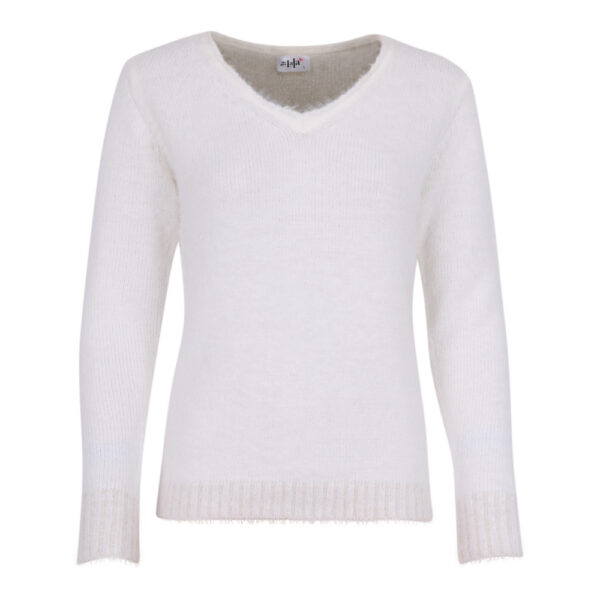 Pull Geertrui She goes Lala off-white